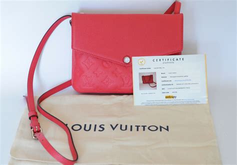 louis vuitton charged twice|LOUIS VUITTON Empreinte Twice Cherry .